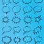 Comic Book Custom Shapes