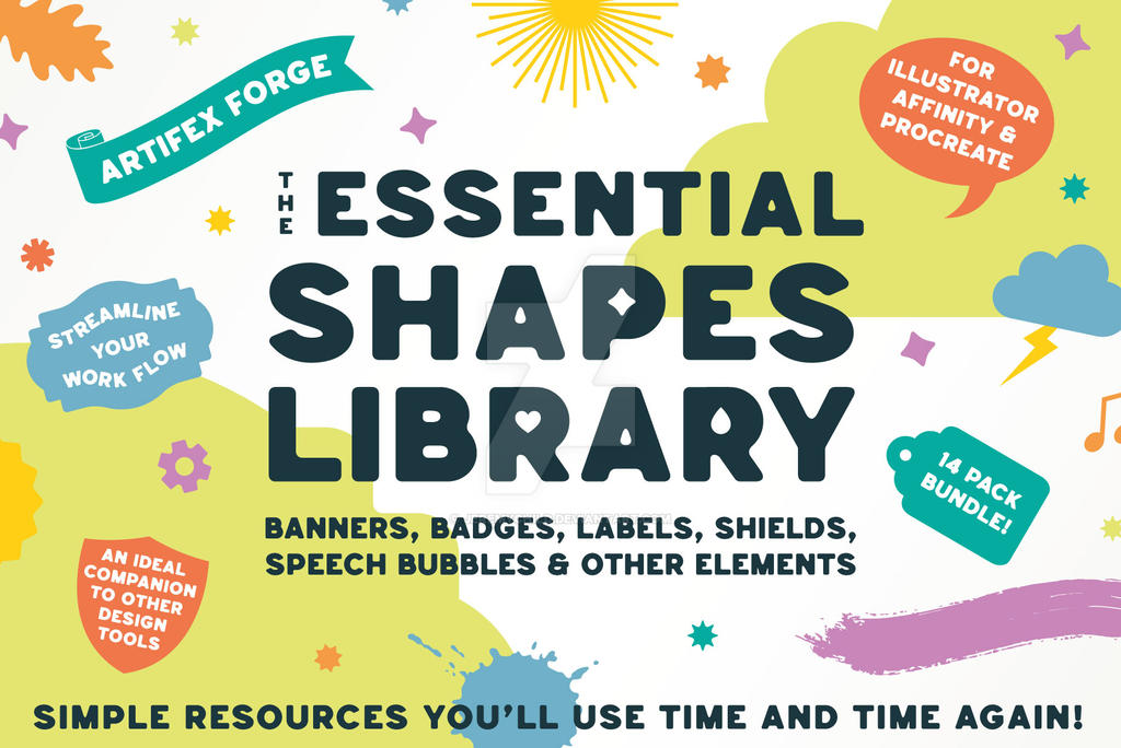 Library Shape The Essential Shapes Library by Jeremychild on DeviantArt