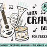 Free Wax Crayon Brushes for Procreate