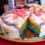 Pinkie Pie Rainbow Birthday Cake Inside 1