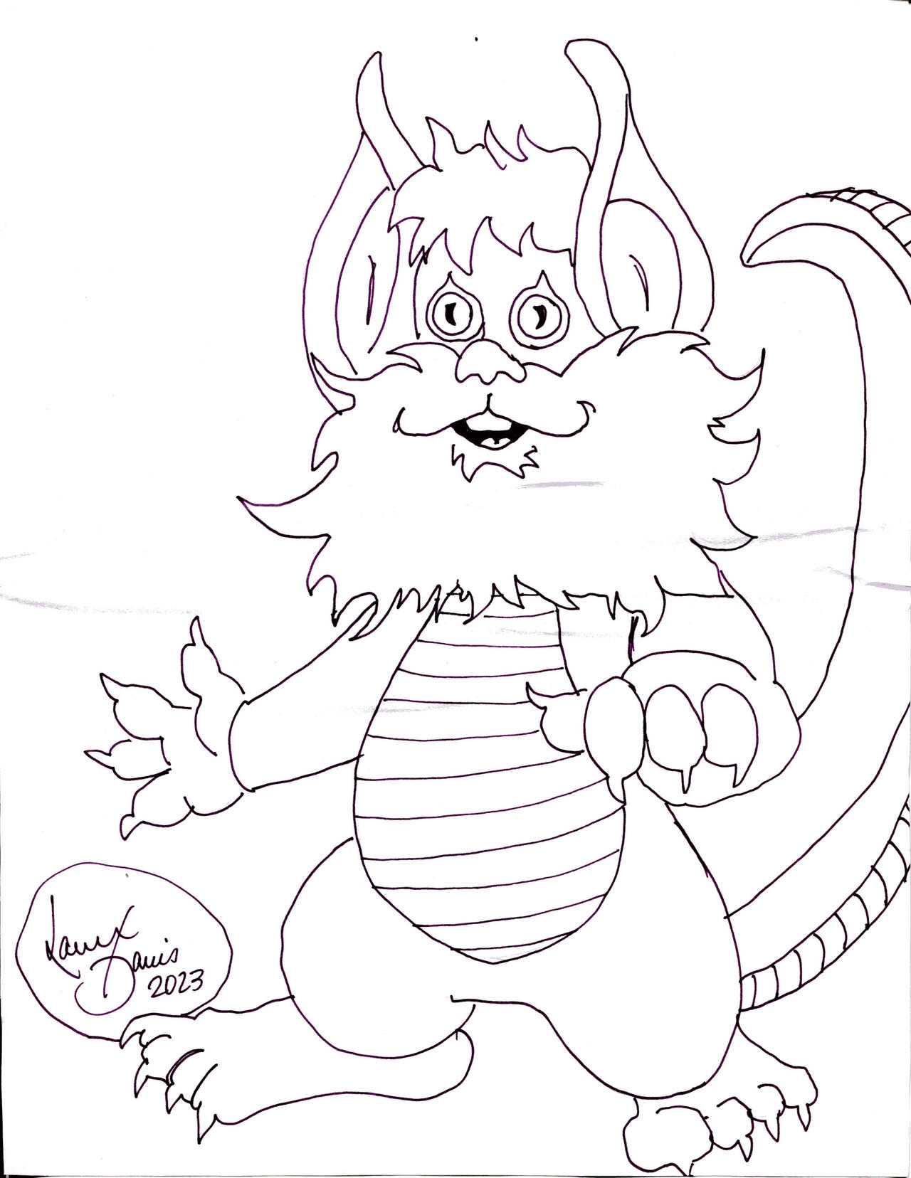 Snarf by Larry Davis Larry's Art drawn 2-25-202 by larry-art on DeviantArt