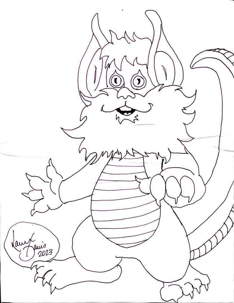 Snarf by Larry Davis Larry's Art drawn 2-25-202 by larry-art on DeviantArt