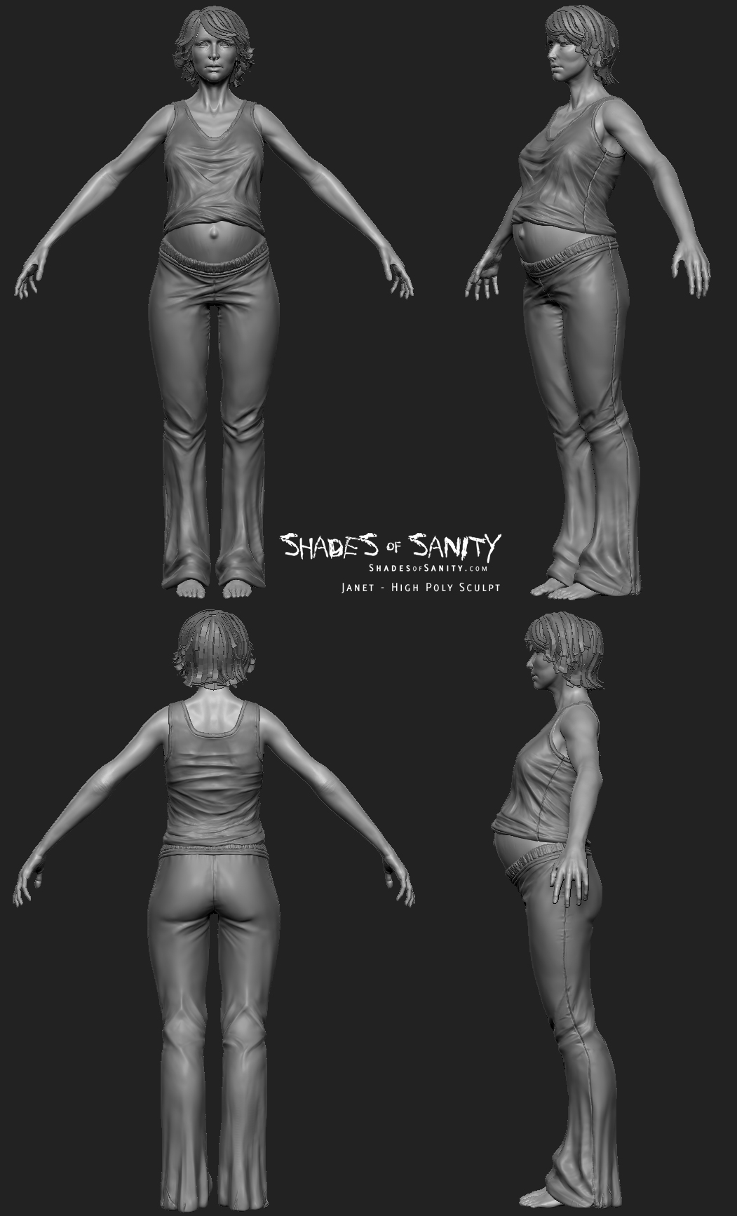 Shades of Sanity - Janet Sculpt