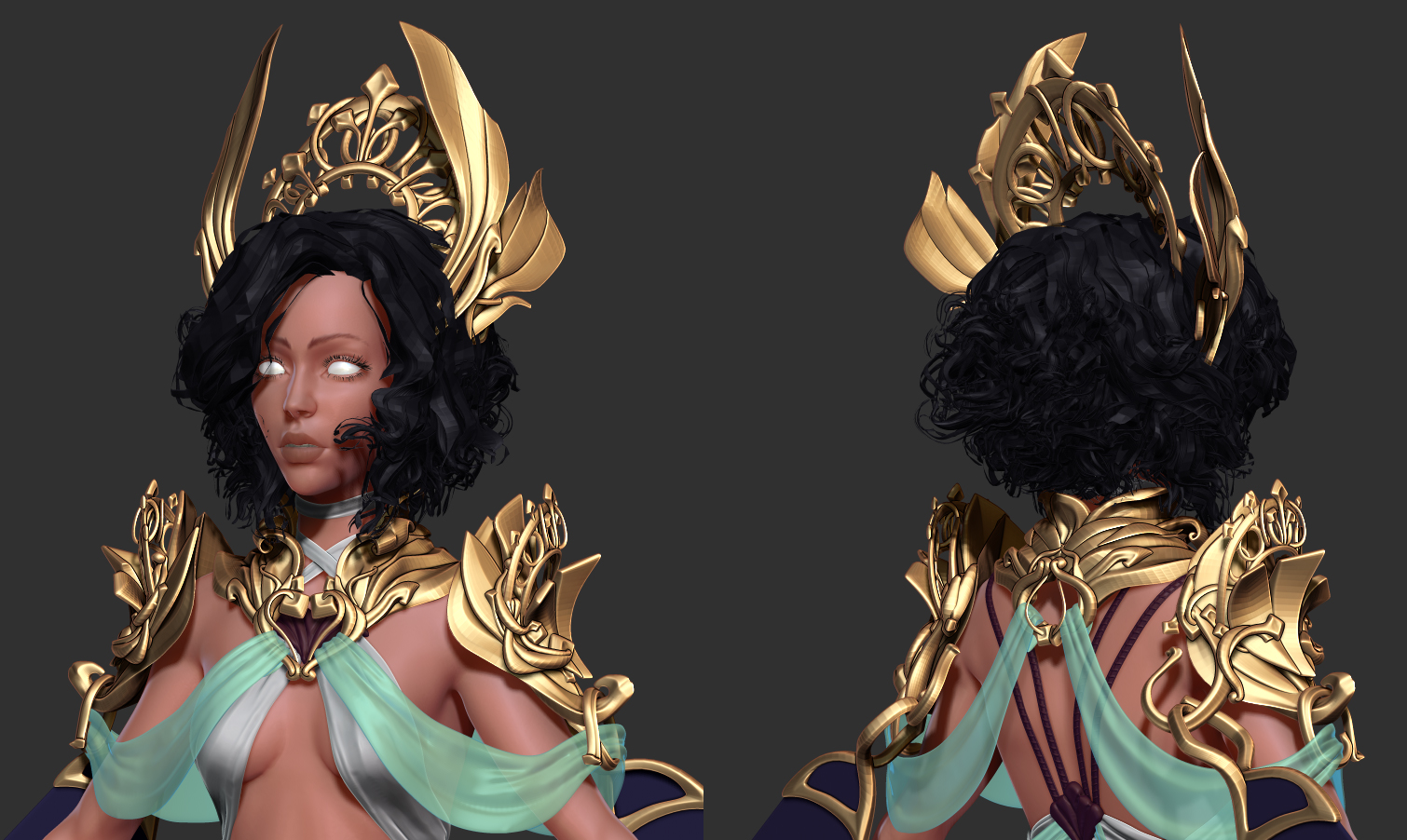 Opal Eater Hair by Alemja