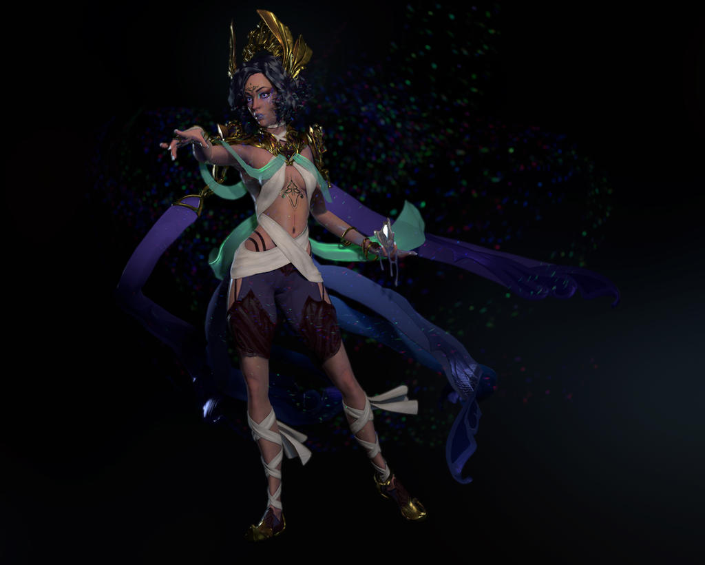 Opal Eater - Texture Progress by Alemja
