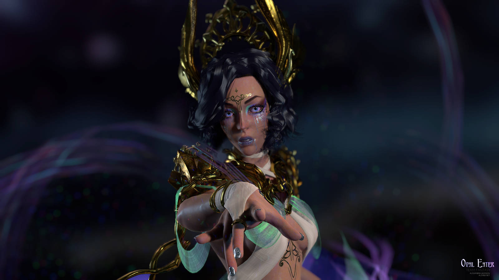 Opal Eater Final - Face Closeup by Alemja