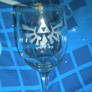 Triforce wine glass