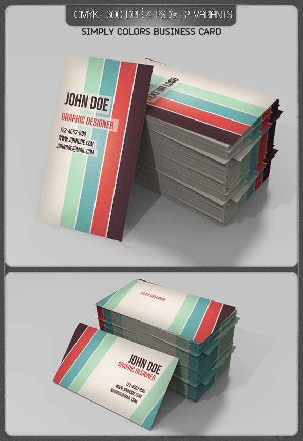 Simply Colors Business Card