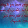 Cryaotic Quote 2