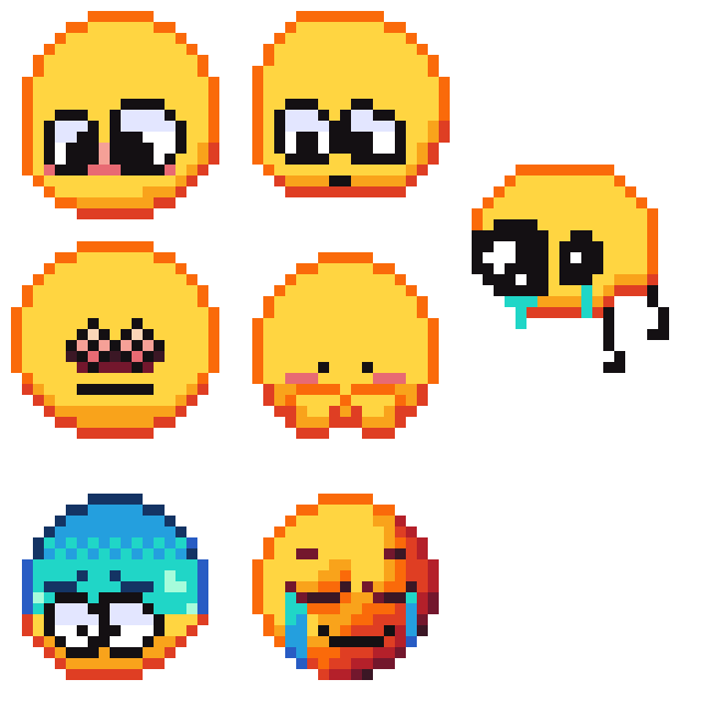 Pixilart - Cute Cursed Emoji Collab by theamazingwiz