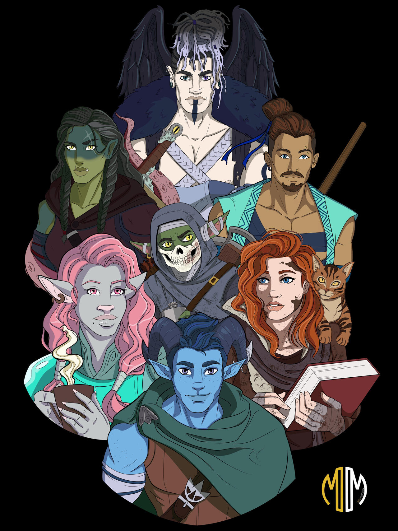 Critical role mighty nein t-shirt Gender swapped critical role mighty nein by Tkovacevic on DeviantArt