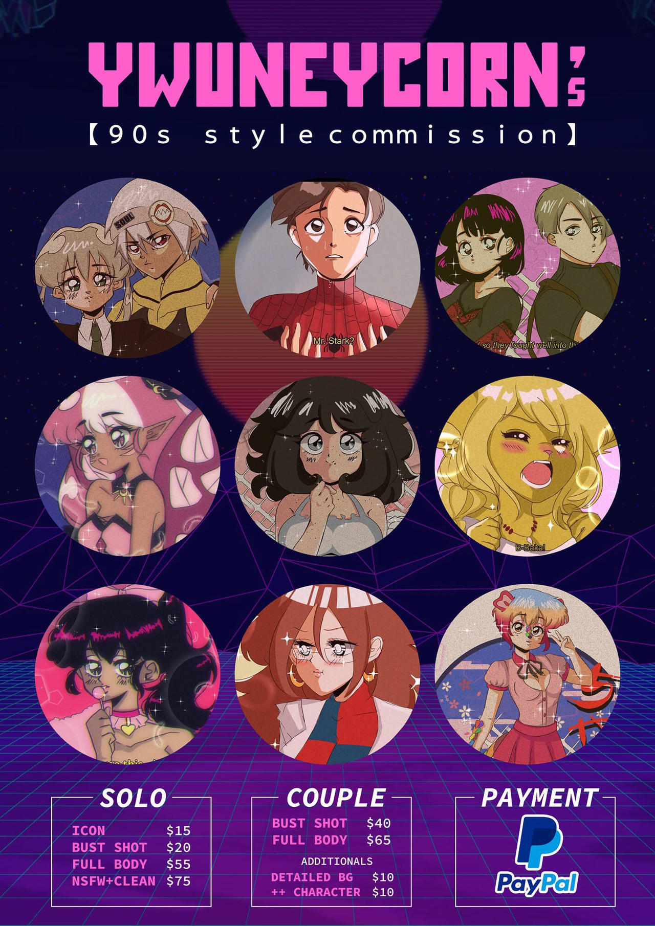 90s anime style by ywuneycorn on DeviantArt