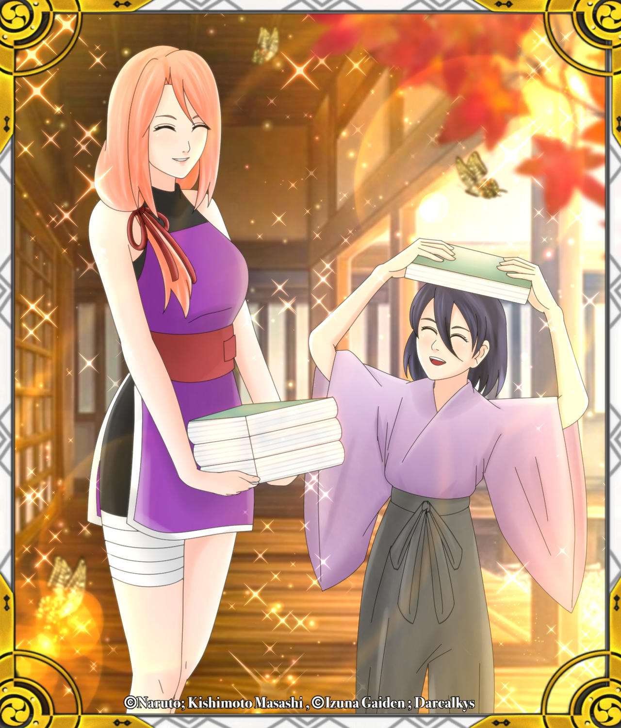 Naruto Shinobi Collection Card - The girl Hyuga by darealkyss on DeviantArt