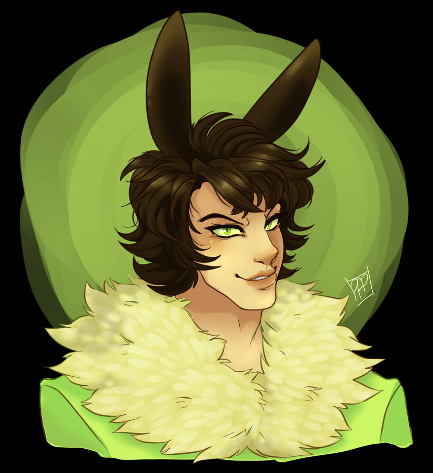 Its that green rabbit guy by MalisJuju on DeviantArt