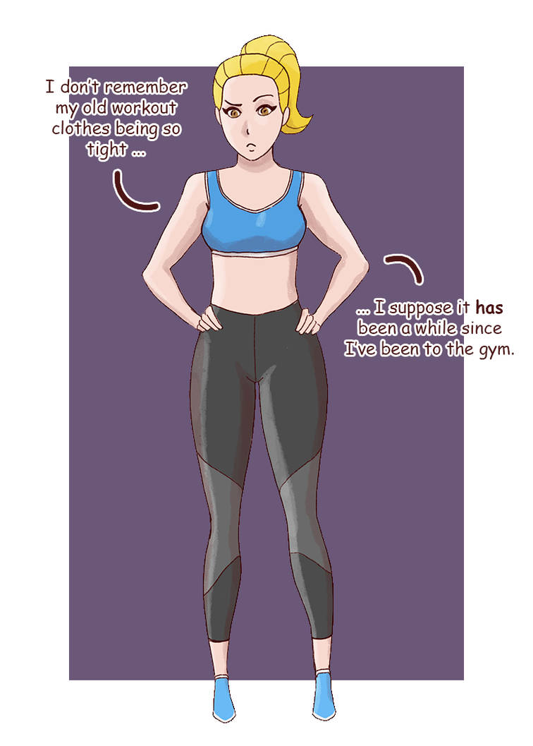 Weight Gain Sequence - Amber - Part 2 by thatguyman8 on DeviantArt