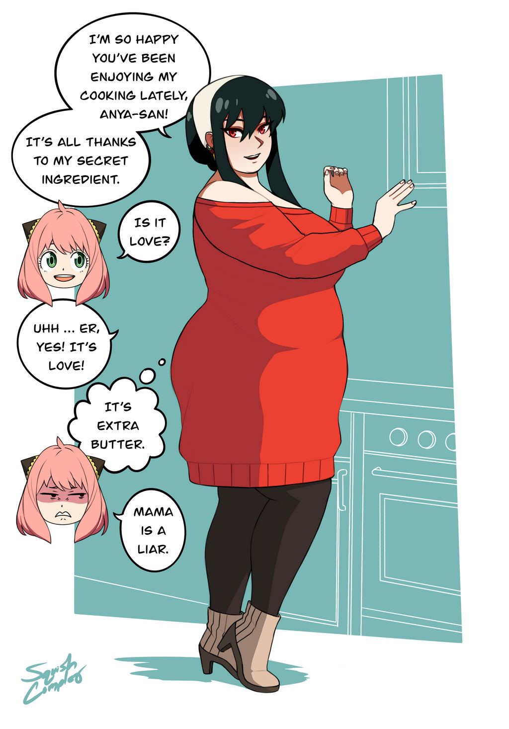 Yor's Weight Gain - Part 3