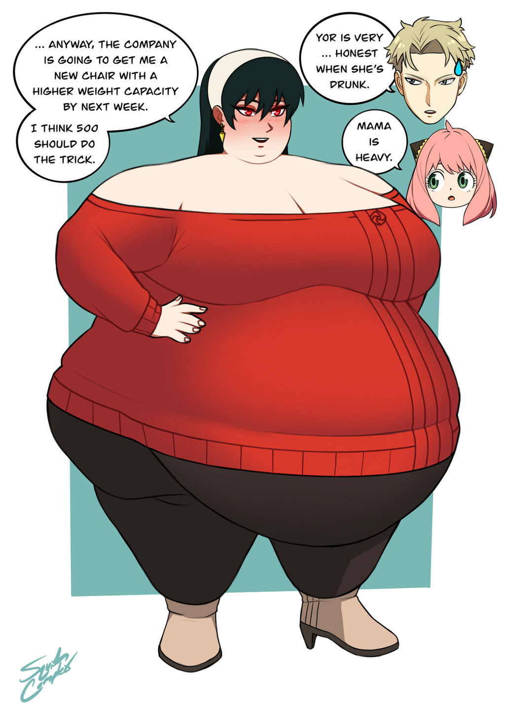 Yor s Weight Gain Part 9 END By SquishComplex On DeviantArt yor-s-weight-gain-part-9-end-by-squishcomplex-on-deviantart