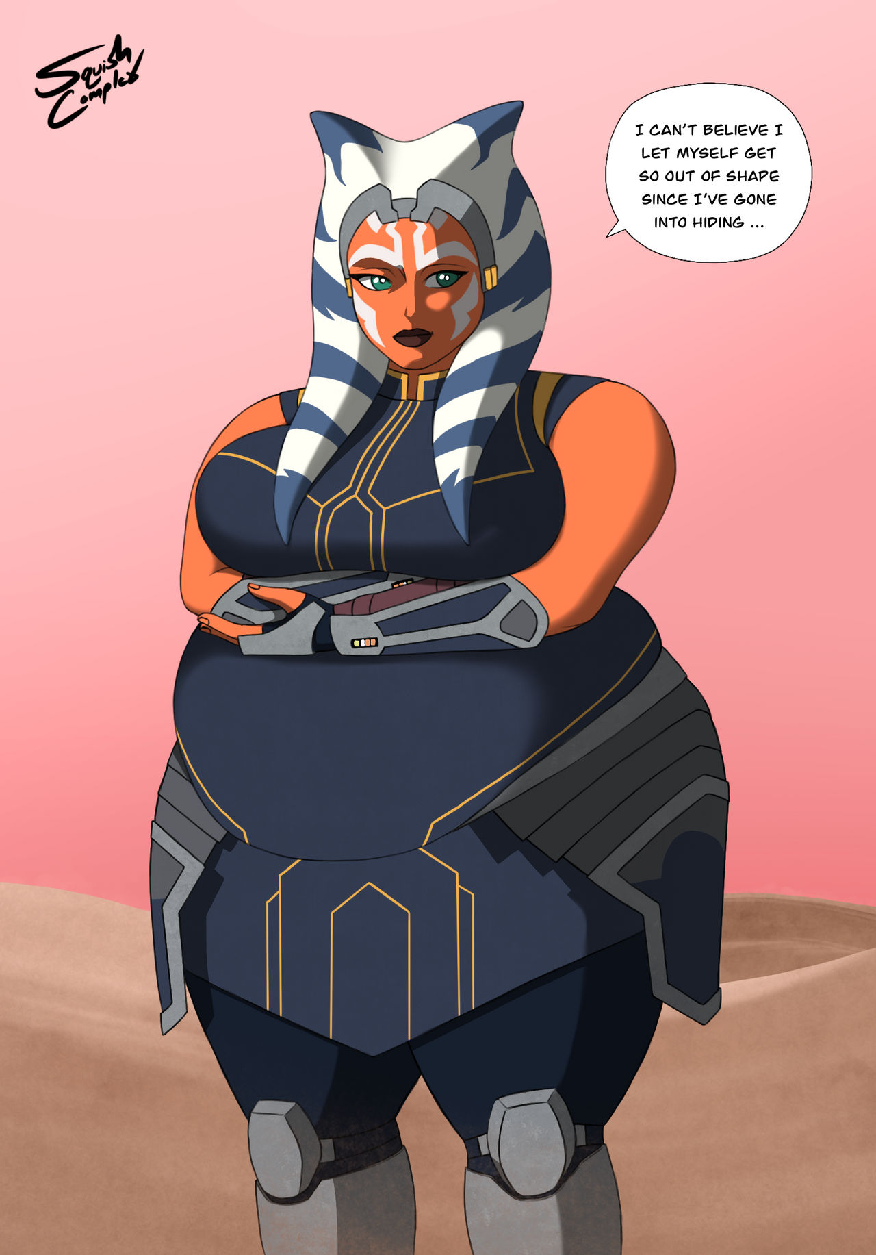 Ahsoka Can't Hide (Her Belly) Forever