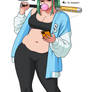 Sage in the (Batting) Cage - Chubby Girl