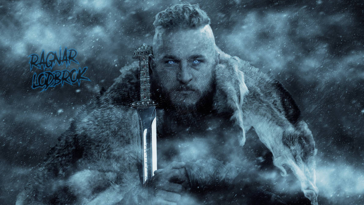 RAGNAR WITH SNOW EFFECT SNOW WALLPAPER by PRINCEAMAR on DeviantArt