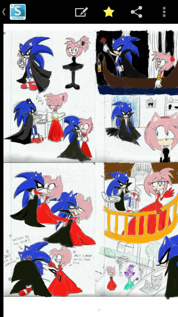 Sonamy As Phantom Of The Opera Almost Done By AlexandraHedgehog On sonamy-as-phantom-of-the-opera-almost-done-by-alexandrahedgehog-on