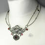 Light of the garnet - necklace