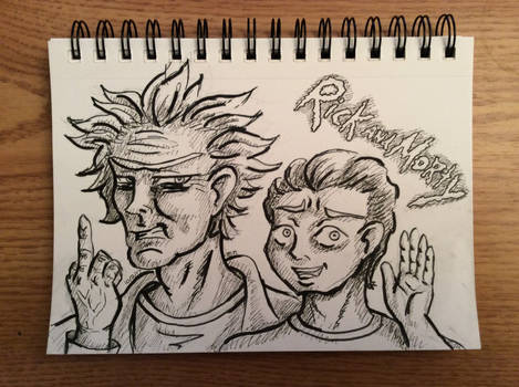 Inktober 2 - Rick and Morty