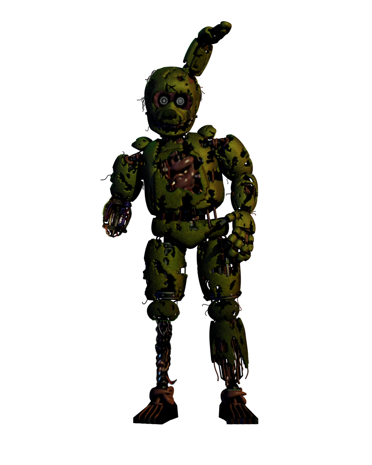Repaired Springtrap Withered Springtrap by ididntjoindeviant on DeviantArt