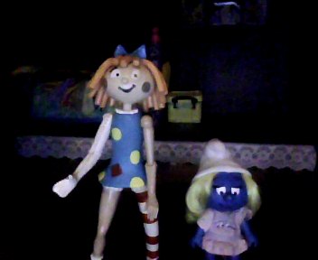 Smurfette and Molly Coddle.