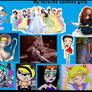 My favorite cartoon girls collage.