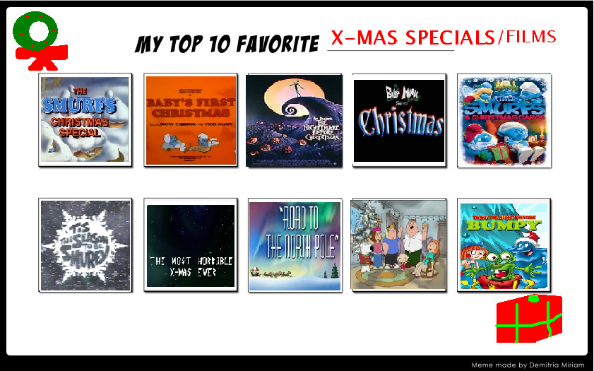 My top 10 fav Christmas Specials.