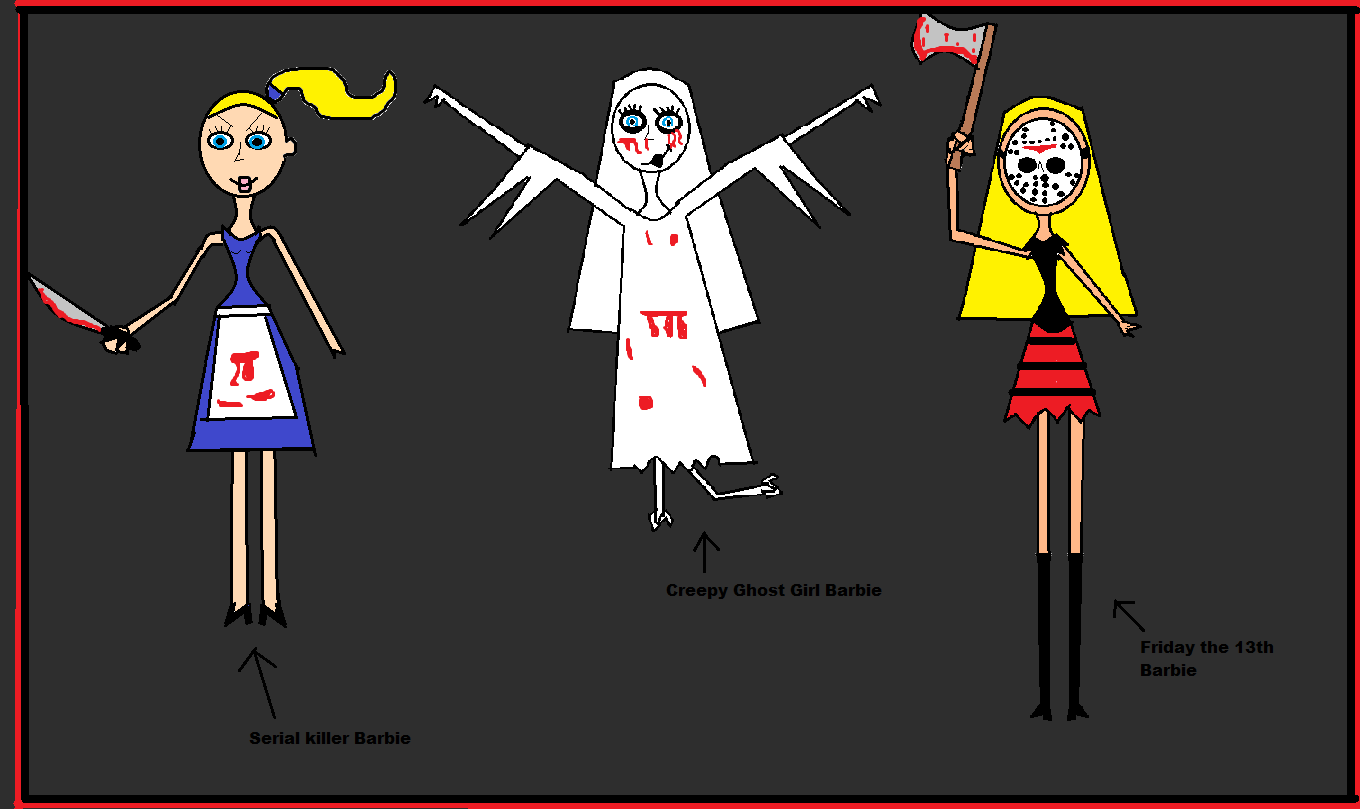 Evil Barbie dolls (My Version).