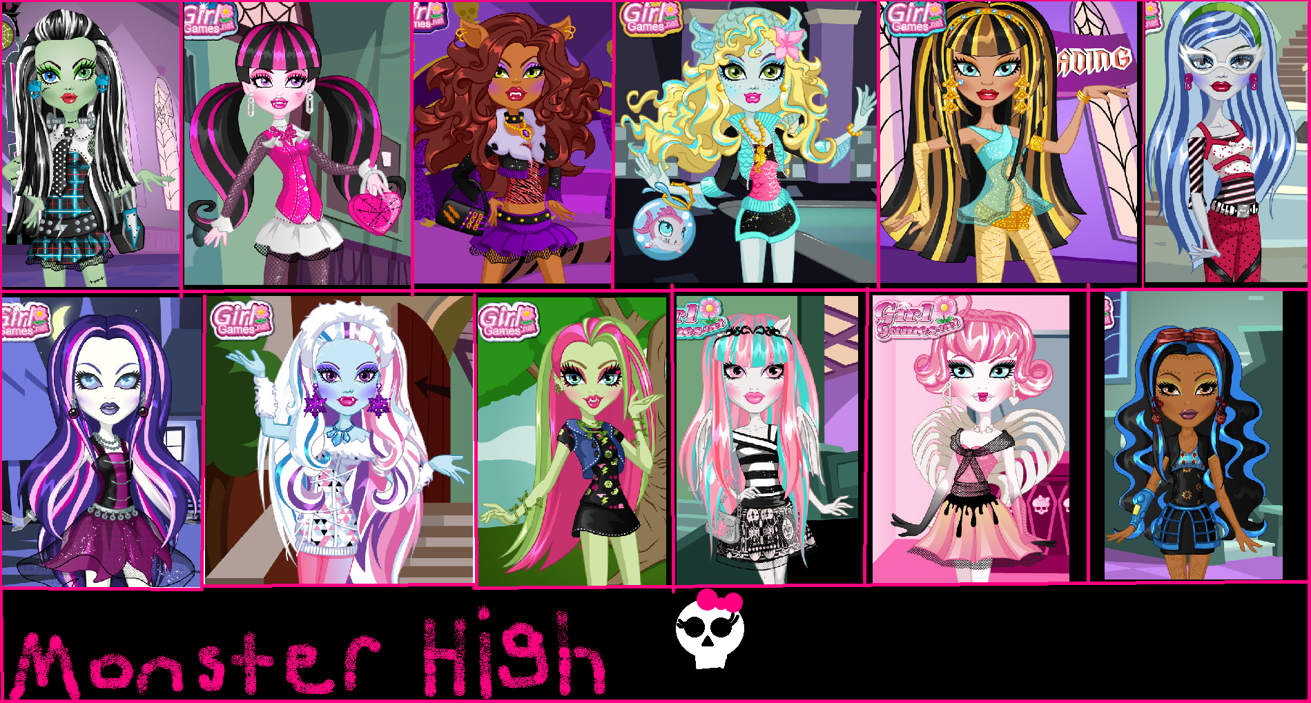 Some of the Monster High crew. by Smurfette123 on DeviantArt