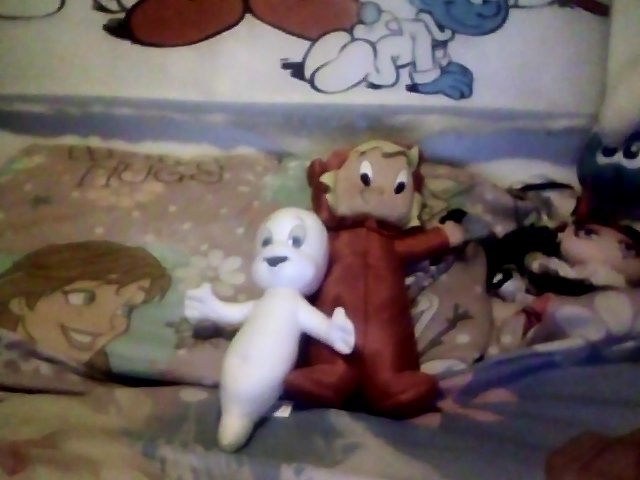 My Casper and Wendy Plushies.