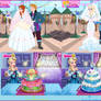 Anna and Elsa's weddings.