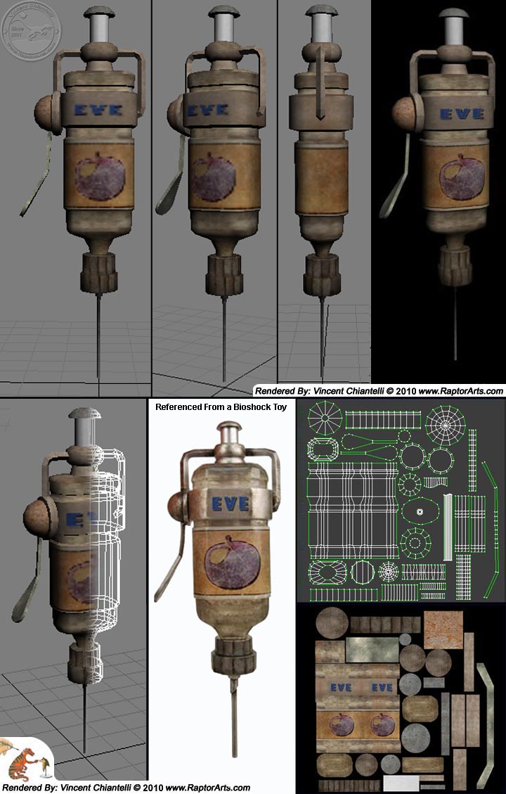 Bioshock Prop Rendering 1