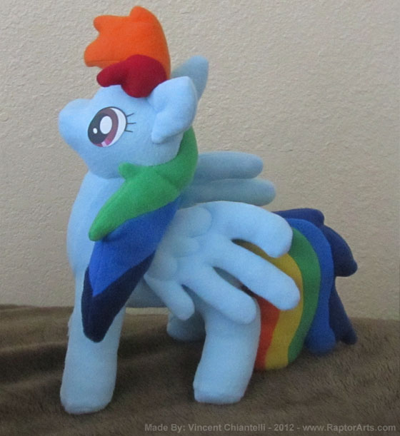 Rainbow Dash Plush Commission