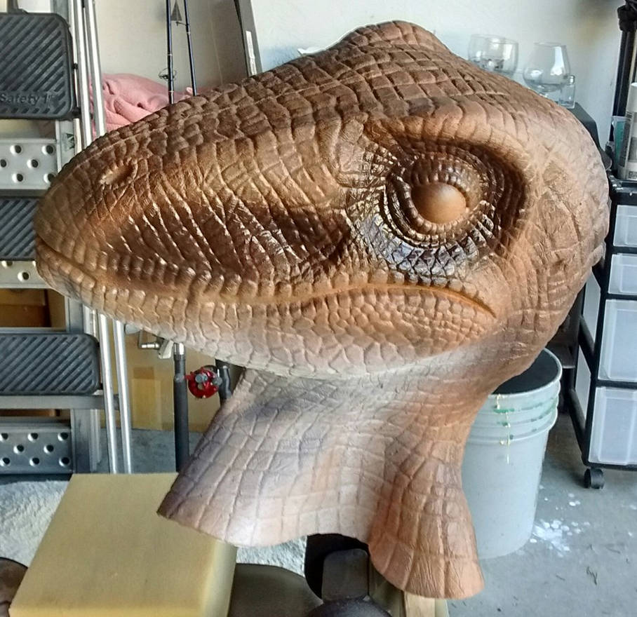 Aster Raptor Mask Latex Raptor Mask 1 by RaptorArts on DeviantArt