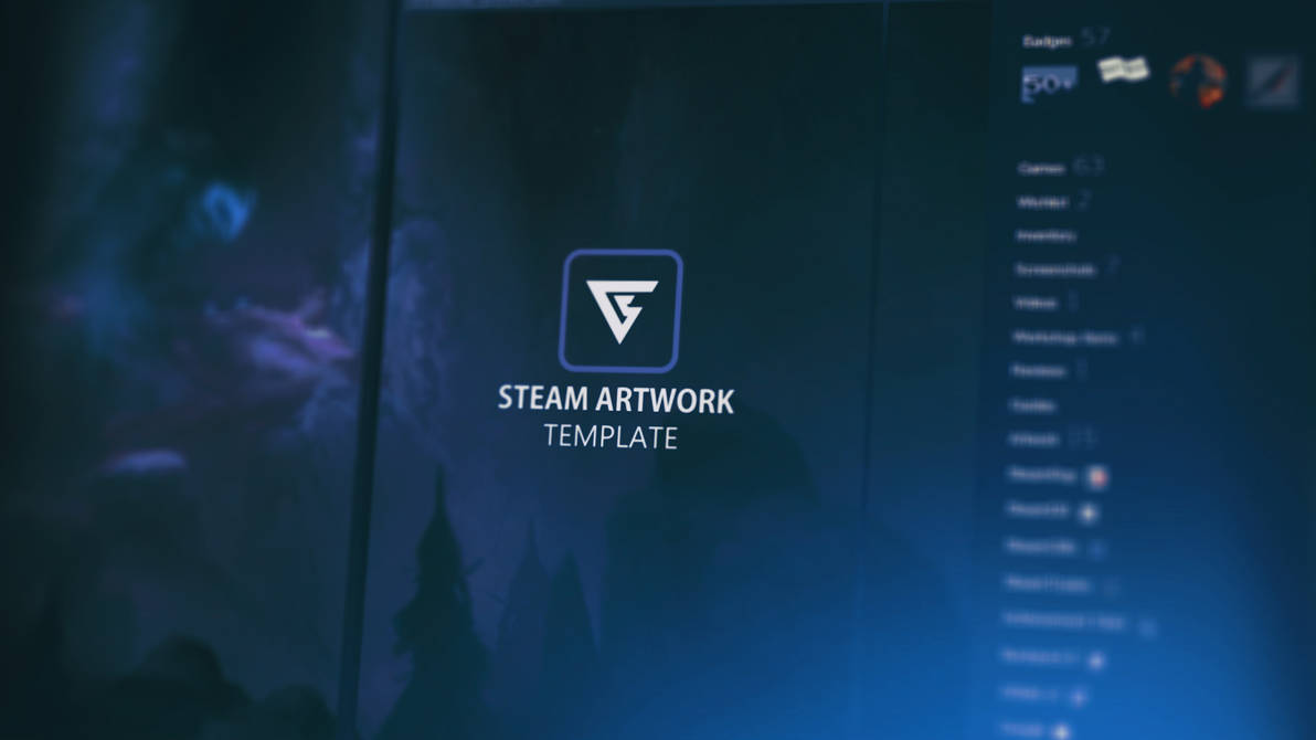 Steam Artwork Templates : How to design borders for Steam Artwork (Free ...