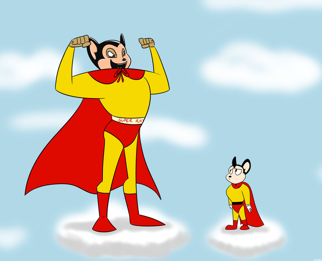 Mighty Mouse meets Super Raton by MysteryFanBoy718 on DeviantArt
