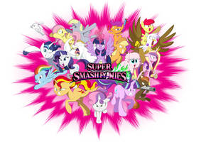 Super Smash Ponies - White BG