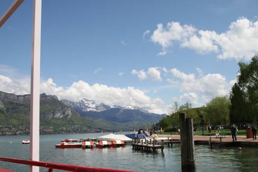 Annecy Mountain and Lake