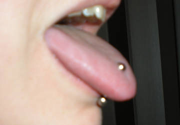 my tongue piercing