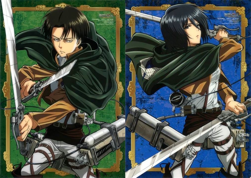 Levi and Mikasa by antomori on DeviantArt