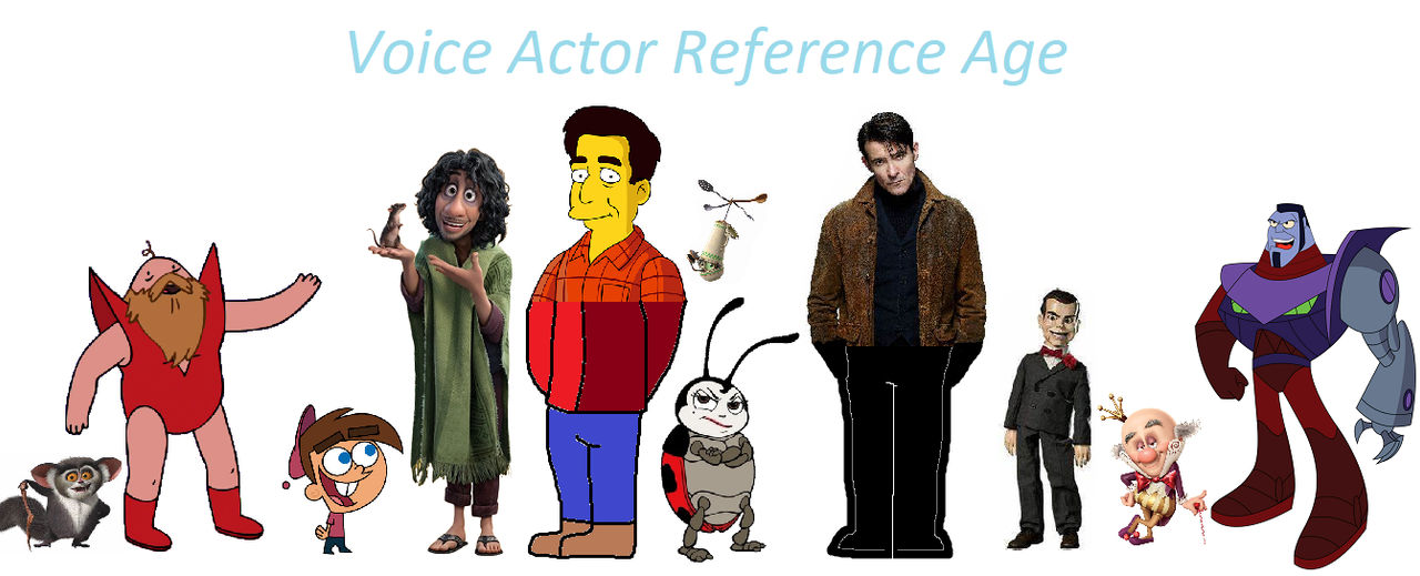 Voice Actor Reference Age by BraydenLockhart on DeviantArt