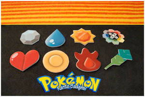 PKMN: Kanto Gym Badges