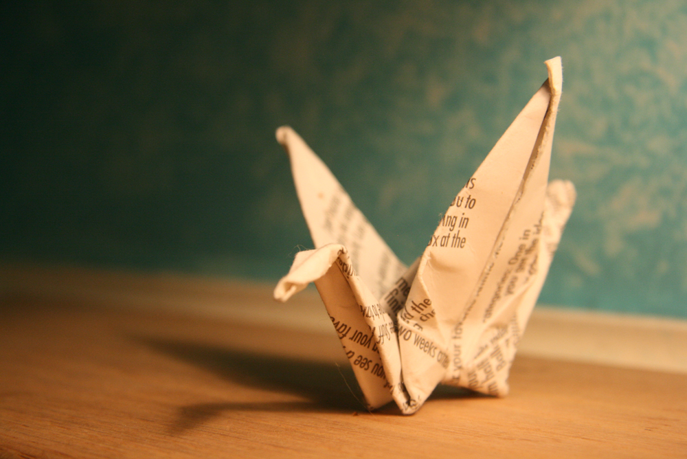Paper Crane by ADRAWER4EVER Paper Crane by ADRAWER4EVER