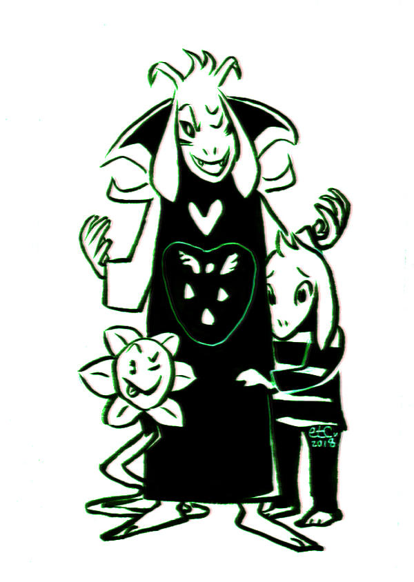 Undertale // Asriel by ADRAWER4EVER on DeviantArt