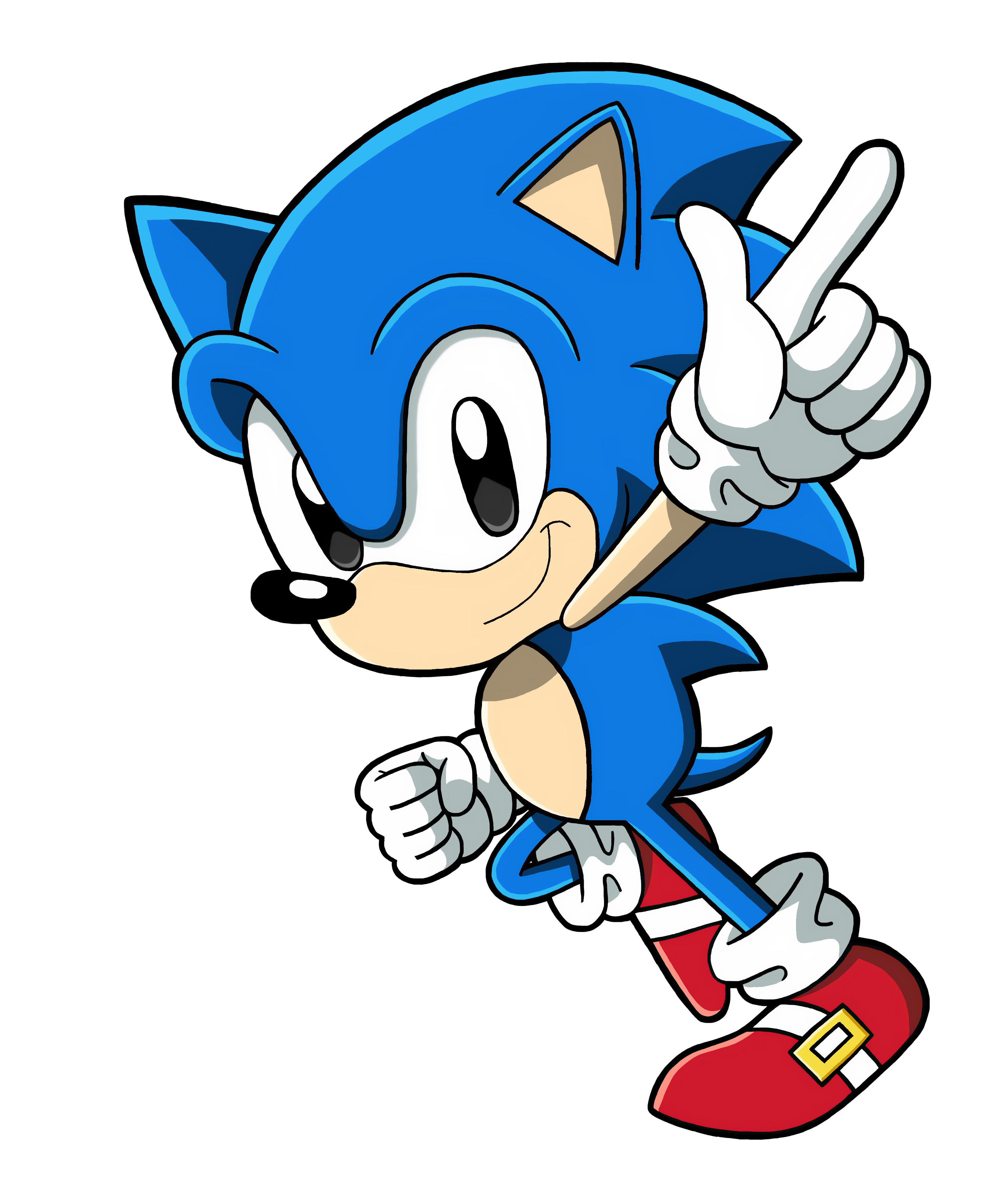 Classic Sonic the Hedgehog by BlueTyphoon17 on DeviantArt