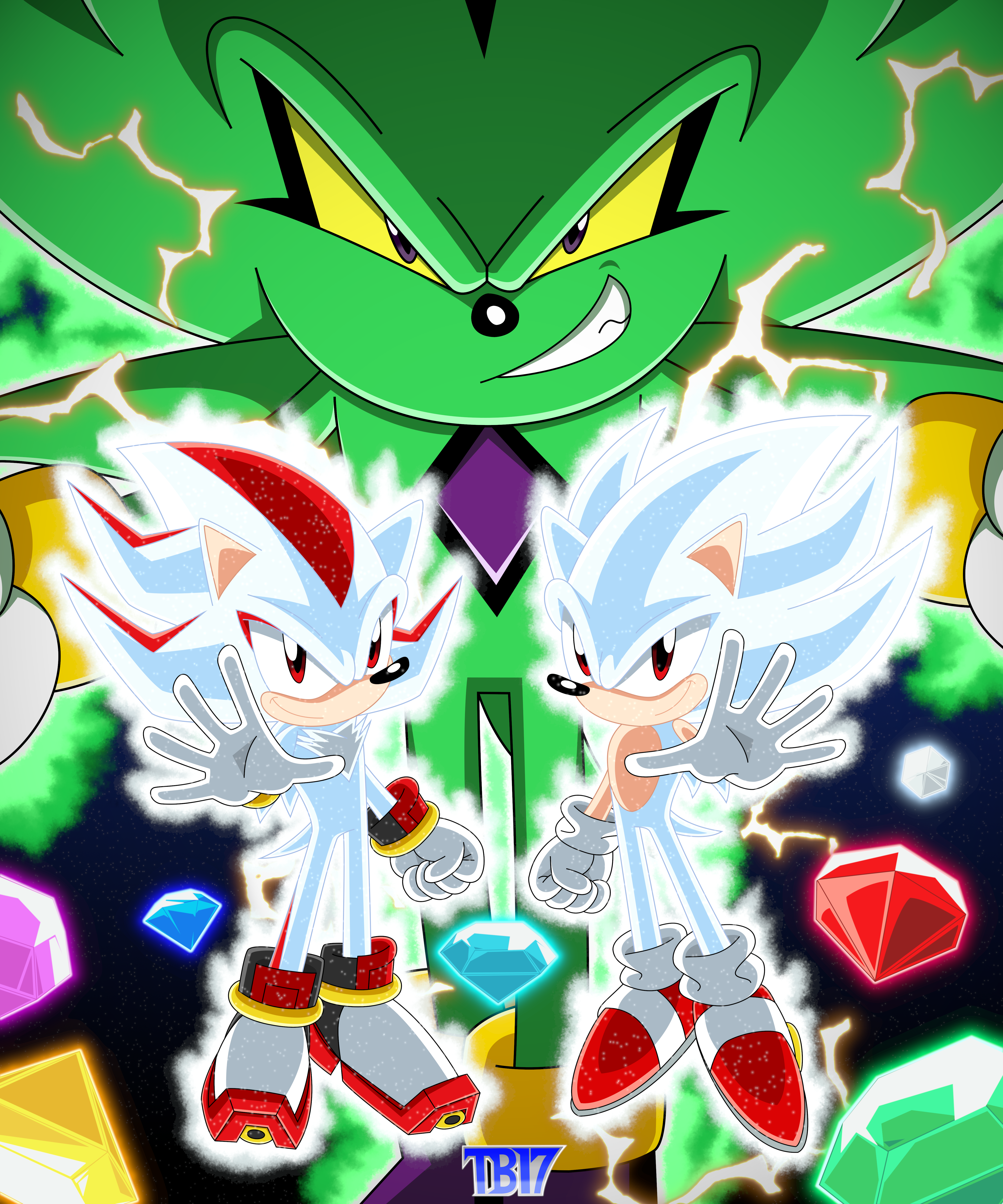 Nazo / Hyper X Sonic by julesorci on DeviantArt